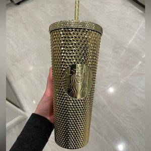 Starbucks gold studded tumbler - new with tags